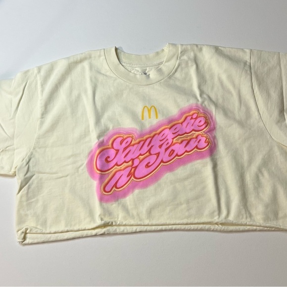 McDonald's Tops - McDonald’s x Saweetie and Sour Collab Cropped Women's T-Shirt Size X-Large (E1)